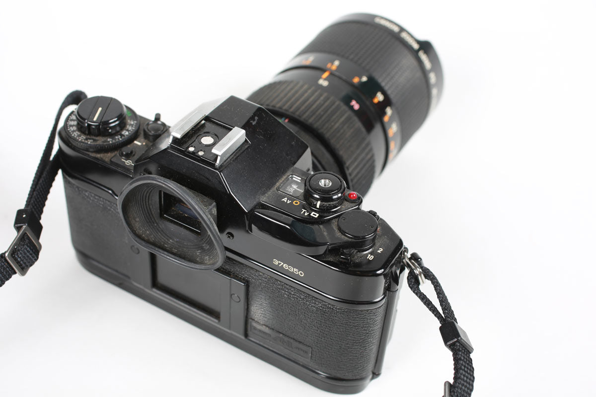 Vintage Canon A1 35mm Film Camera with 35-70mm Canon Zoom Lens