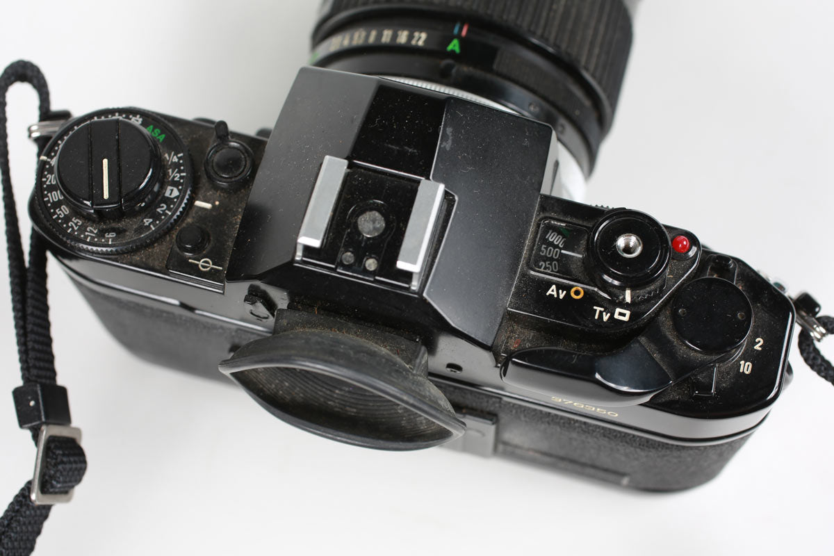 Vintage Canon A1 35mm Film Camera with 35-70mm Canon Zoom Lens