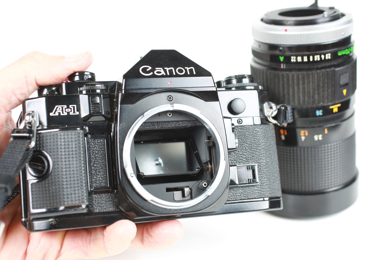 Vintage Canon A1 35mm Film Camera with 35-70mm Canon Zoom Lens