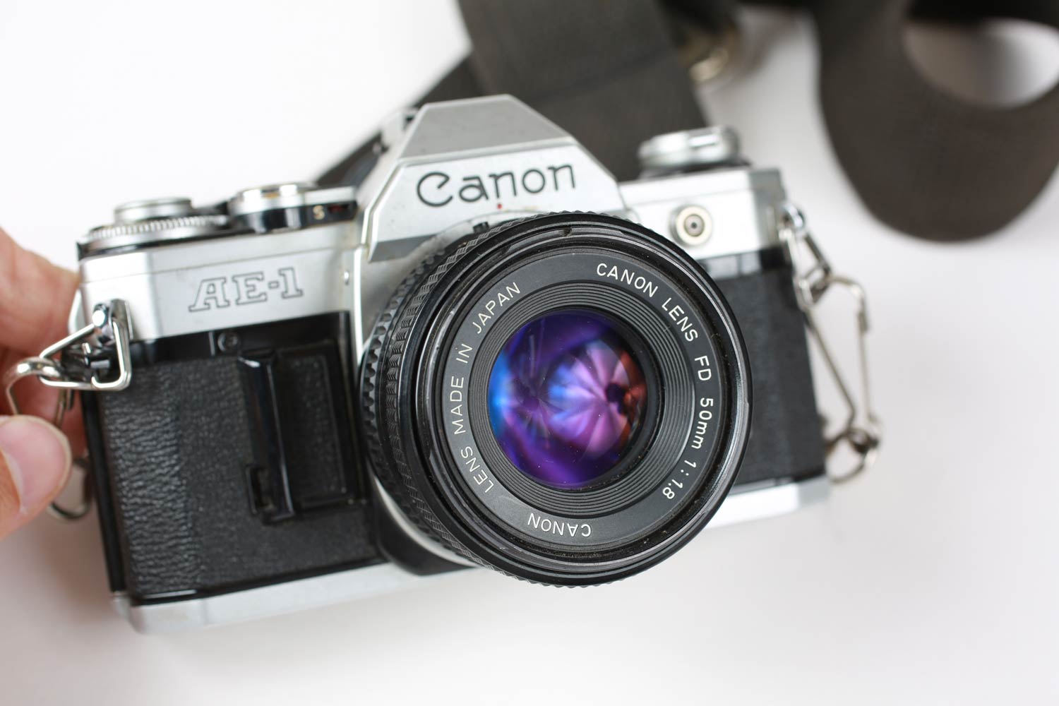Vintage Canon AE-1 35 mm Film Camera with 50mm Canon Lens