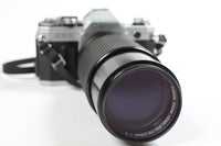 Vintage Canon AE-1 35mm Film Camera with 70-210mm Canon Zoom Lens