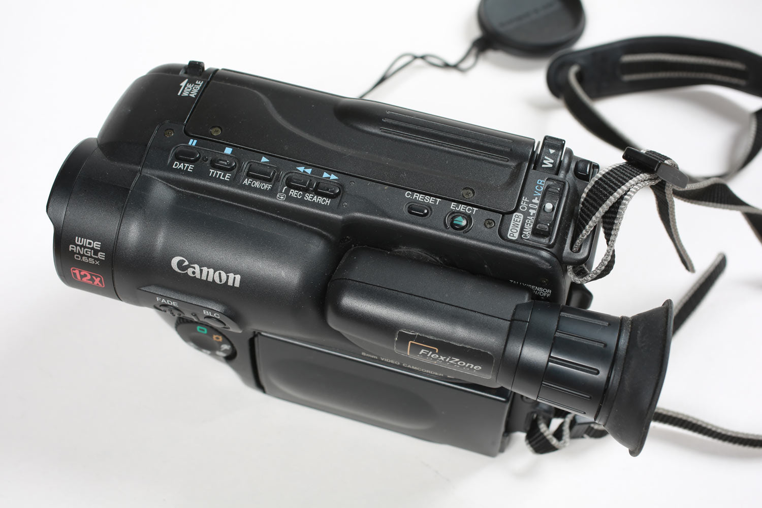 Vintage 90s Canon ES550 Camcorder 8mm Camera Tested Works