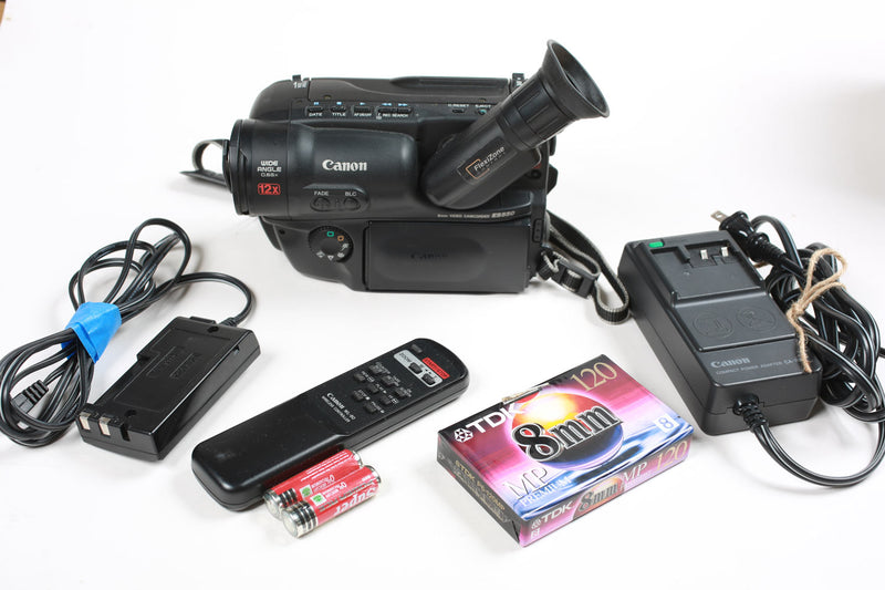 Vintage 90s Canon ES550 Camcorder 8mm Camera Tested Works – THEORIES OF ...