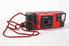 Vintage Canon Snappy 50 35mm Point & Shoot Camera Red Working