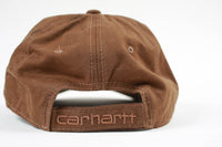 Vintage Carhartt Hat Brown Velcro