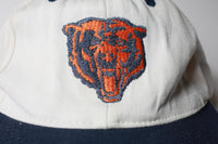 Vintage Chicago Bears Miller Lite Shallow Snapback Hat White & Navy
