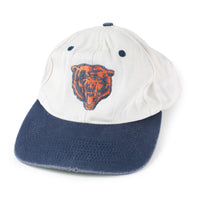 Vintage Chicago Bears Miller Lite Shallow Snapback Hat White & Navy