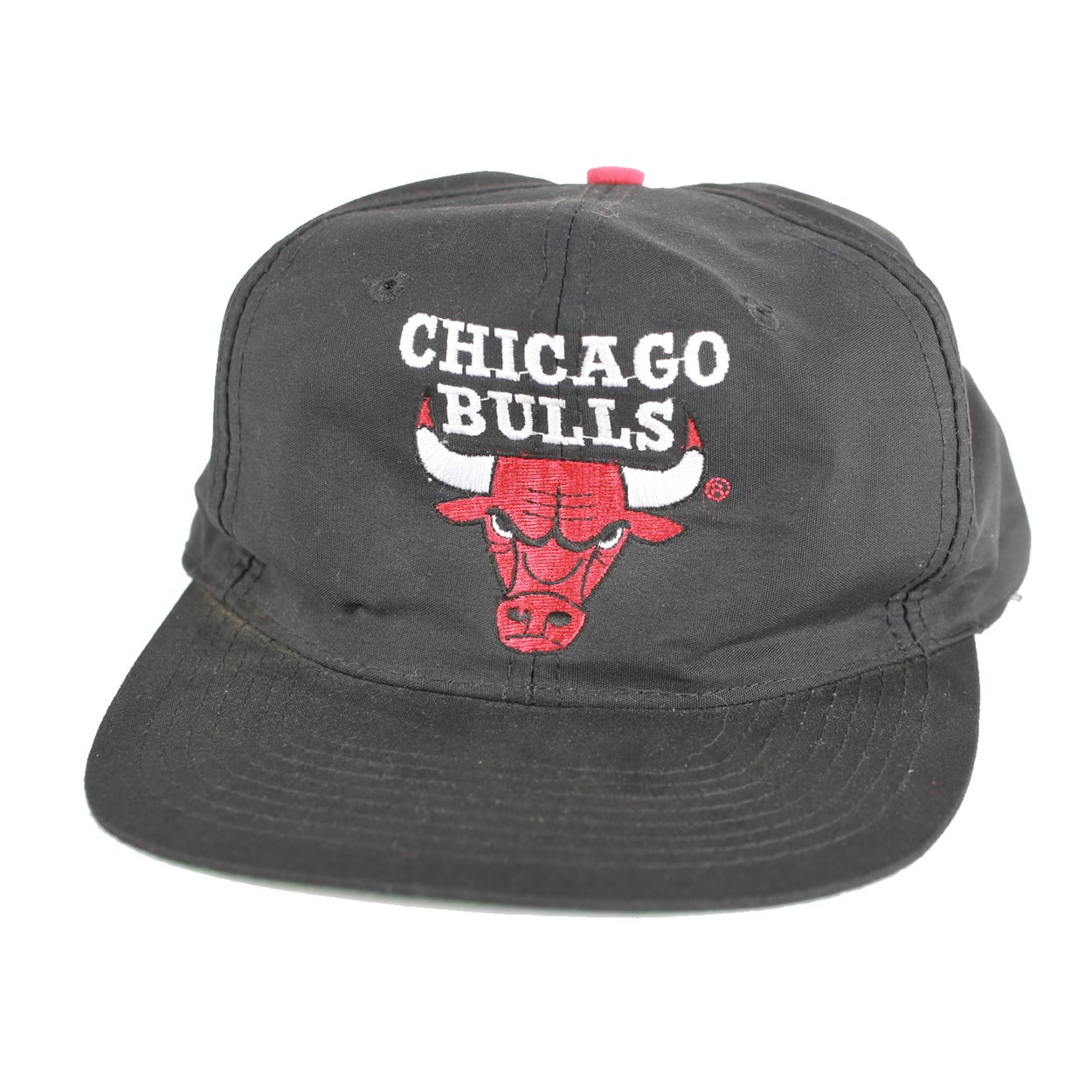 Vintage Chicago Bulls Snapback Hat Black