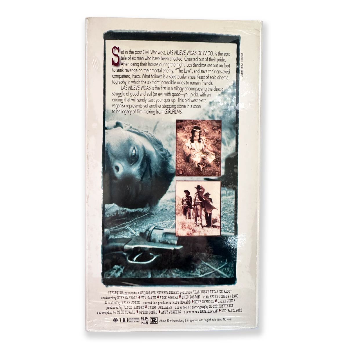 Vintage Chocolate Skateboards "Las Nueve Vidas De Paco" VHS Tape 1995