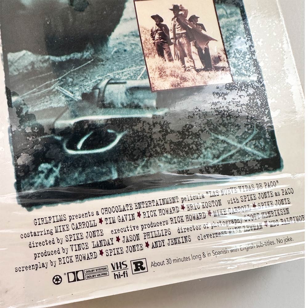 Vintage Chocolate Skateboards "Las Nueve Vidas De Paco" VHS Tape 1995