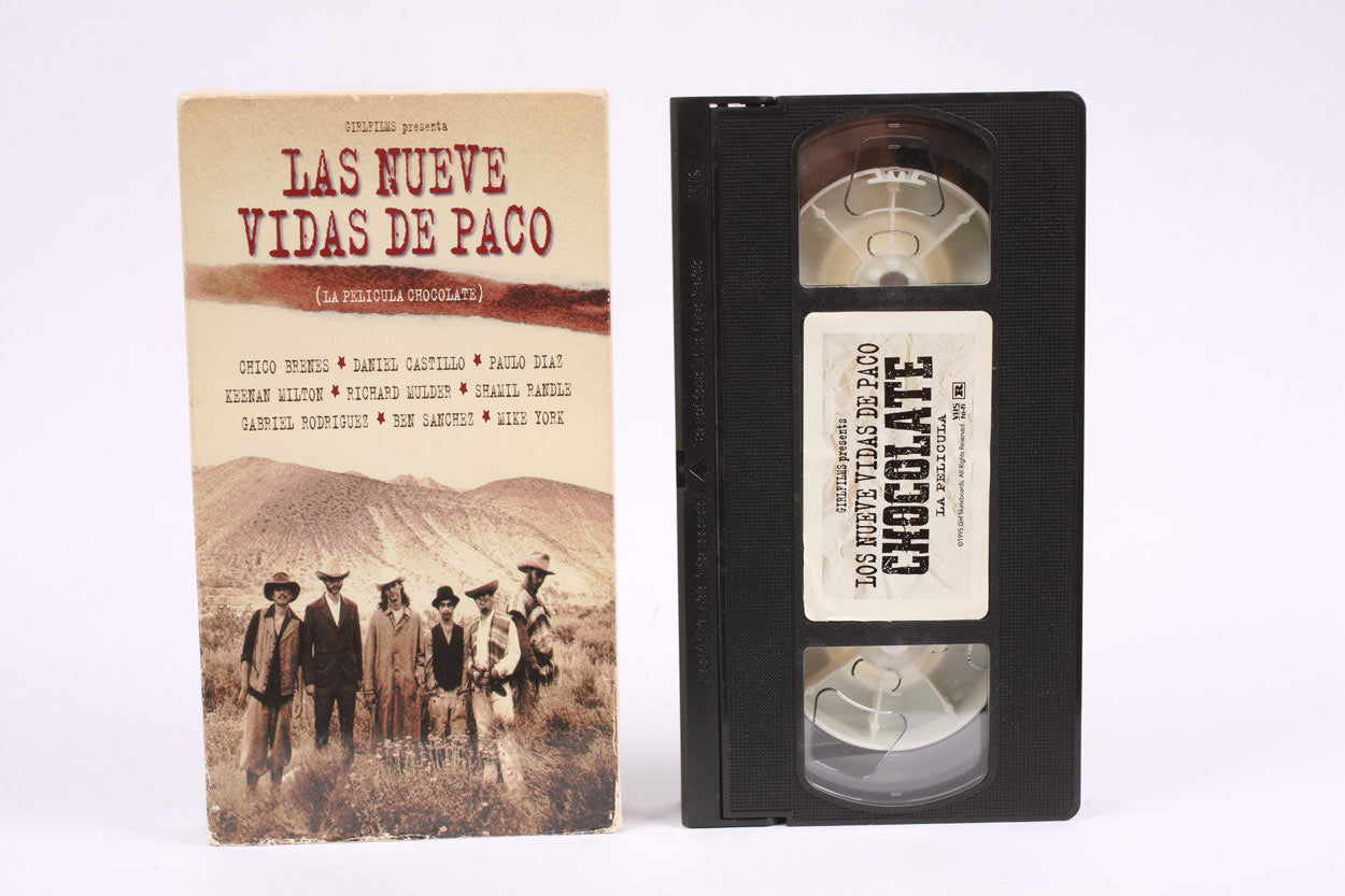 Cassette VHS Chocolate Skateboards "Las Nueve Vidas De Paco" vintage 1995