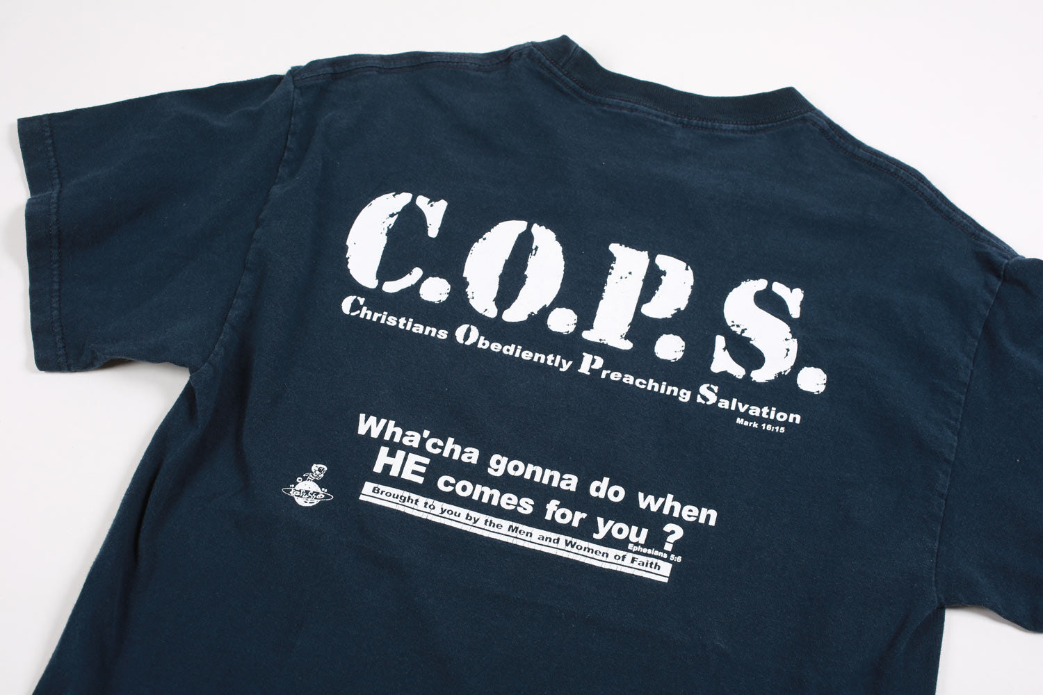 Vintage Kerusso Christian-Obediently-Preaching-Salvation T-Shirt L