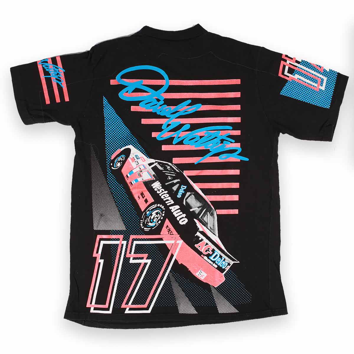 Vintage Nascar Darrell Walters Tee Black Back
