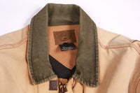 Vintage LL Bean Herren High-Neck Heavy Duty Winterjacke Marineblau L