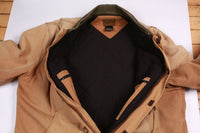 Vintage LL Bean Herren High-Neck Heavy Duty Winterjacke Marineblau L