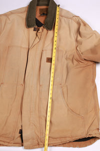 Vintage LL Bean Herren High-Neck Heavy Duty Winterjacke Marineblau L