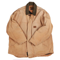 Vintage LL Bean Herren High-Neck Heavy Duty Winterjacke Marineblau L