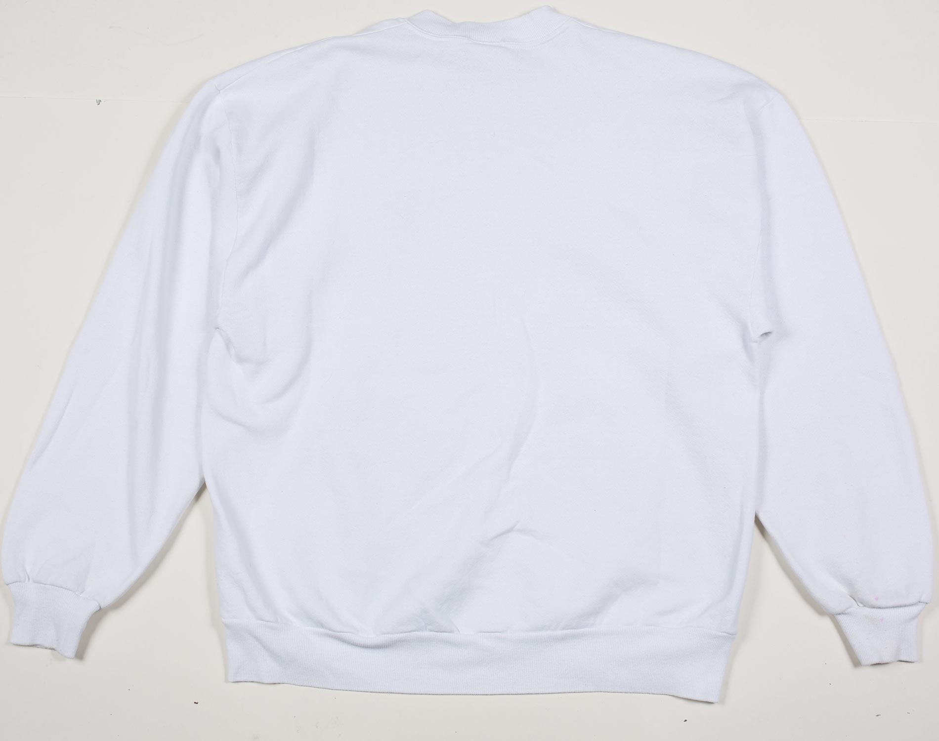Vintage Disney Mickey & Minnie Crewneck Sweatshirt White L
