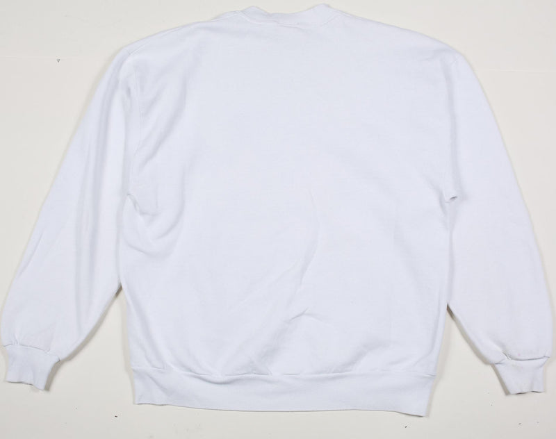 Vintage Disney Mickey & Minnie Crewneck Sweatshirt White L