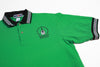 Vintage Dog Agility Steeple Chase Polo Shirt Kelly Green M
