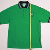 Vintage Dog Agility Steeple Chase Polo Shirt Kelly Green M