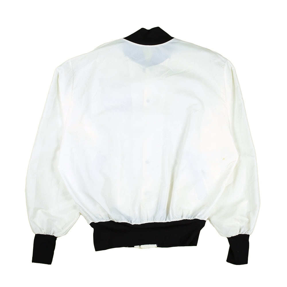 Vintage Ohio Basketball Windbreaker Coaches Jacket White L