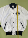 Vintage Ohio Basketball Windbreaker Coaches Jacket White L