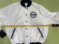 Vintage Ohio Basketball Windbreaker Coaches Jacket White L