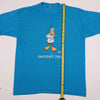 Vintage Everybody Duck Golf Tee Royal Blue L