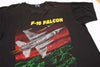 Vintage F-16 Falcon 1991 Tee Black XL