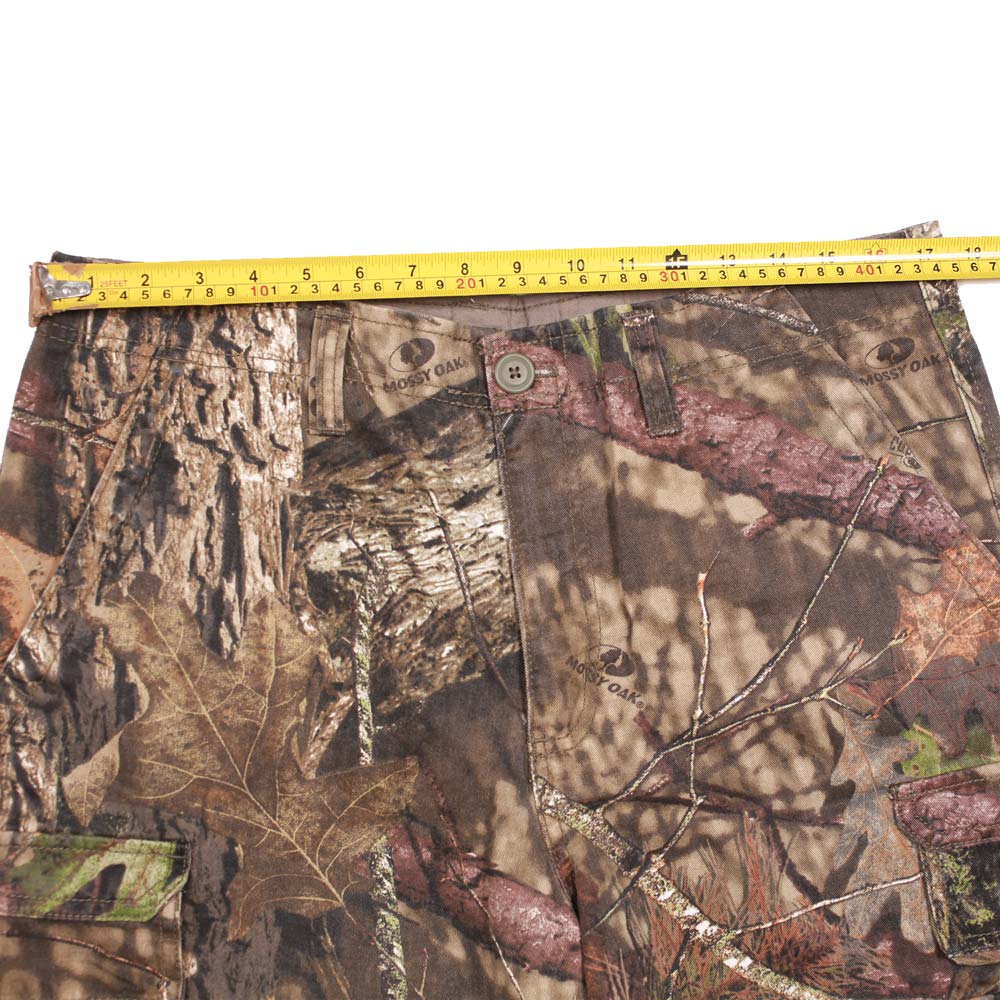 Vintage Faded Glory Mossy Oak Camo Cargo Shorts Size 36
