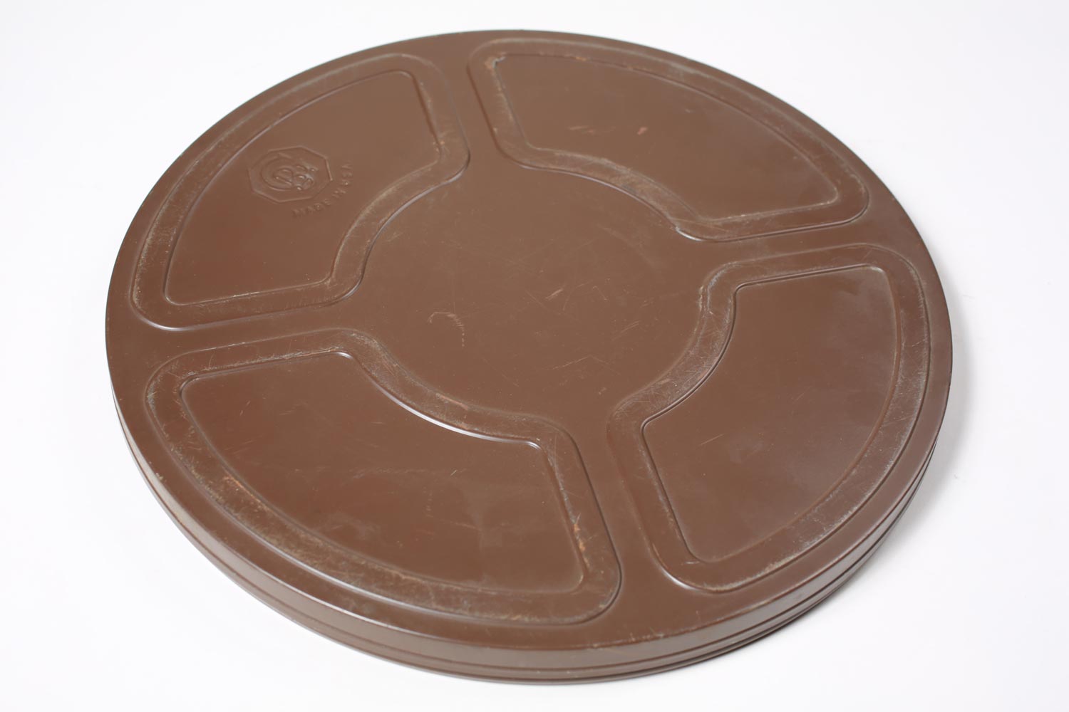 Vintage Lot of 5 x 16mm Motion Picture  Film Canisters in 14-15" Diameter