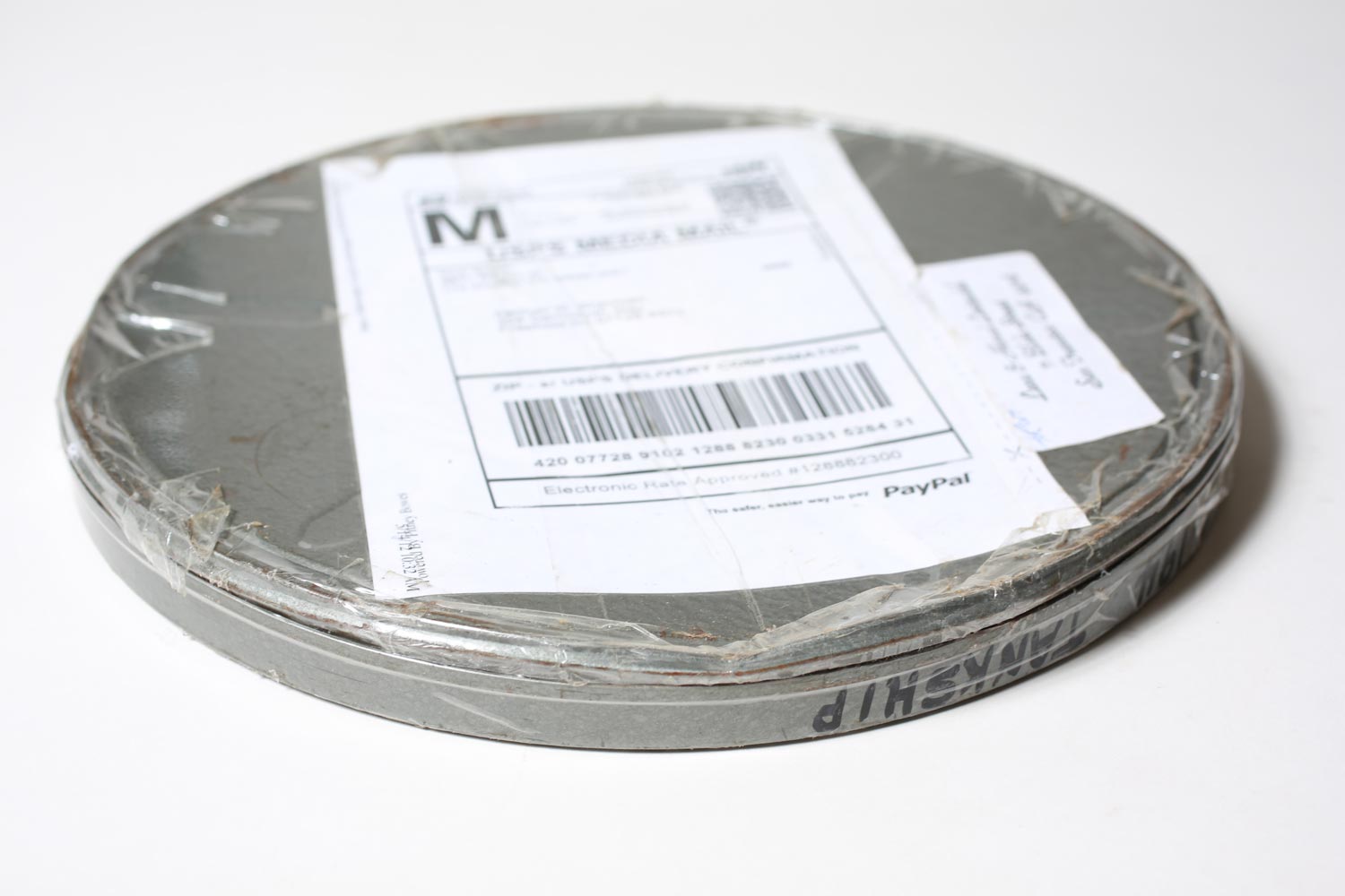 Vintage Lot of 5 x 16mm Motion Picture  Film Canisters in 14-15" Diameter