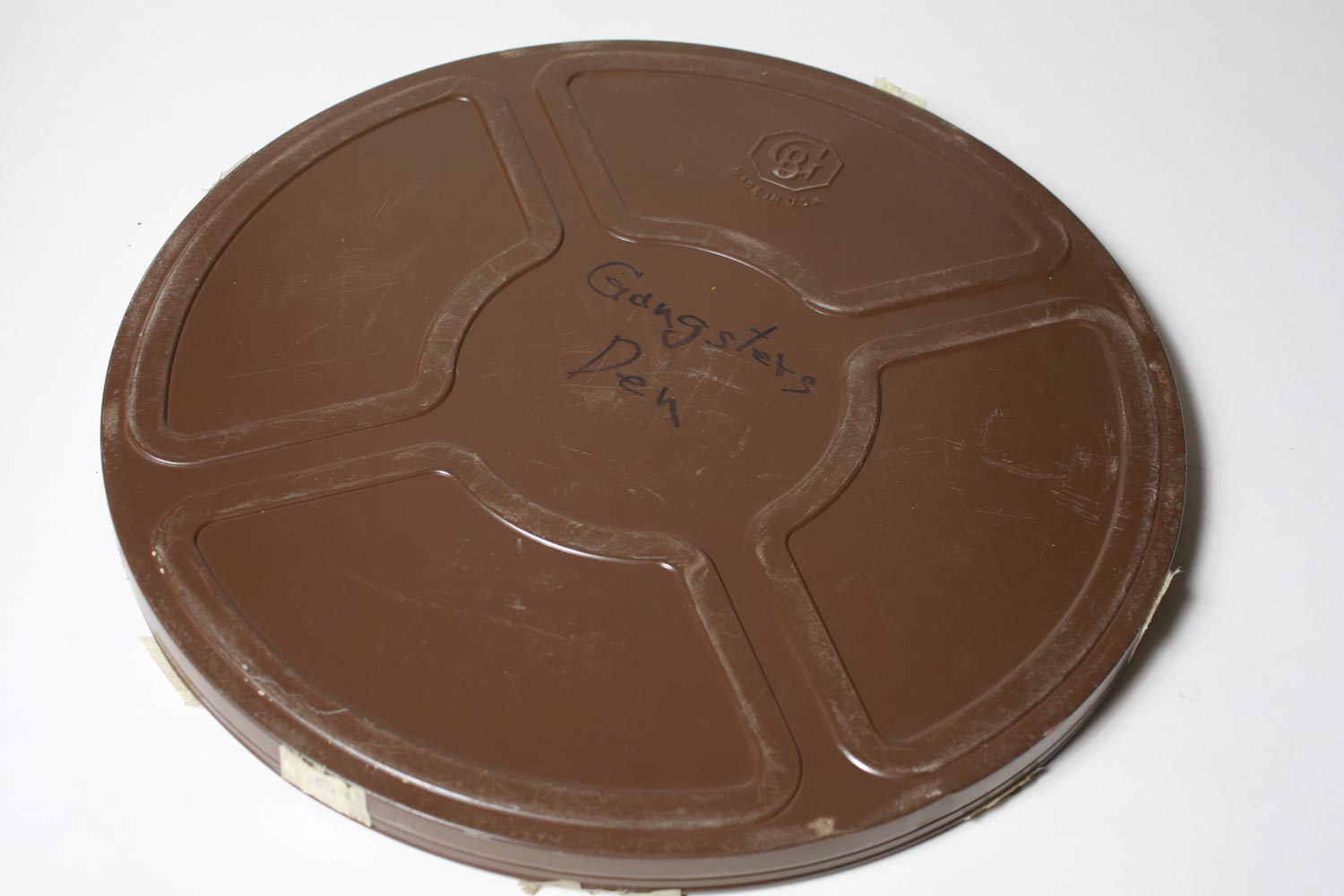 Vintage Lot of 5 x 16mm Motion Picture  Film Canisters in 14-15" Diameter