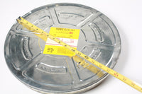 Vintage Lot of 5 x 16mm Motion Picture  Film Canisters in 14-15" Diameter