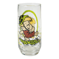 Vintage Flintstones Barney Skateboarding Glass Cup