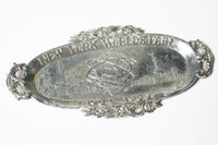 Vintage 1964 Flushing Meadows World's Fair NY Salt and Pepper Shakers With Tray