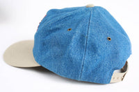 Vintage Freightliner Denim Snapback Hat 90's 6 Panel Cap