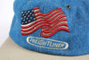 Vintage Freightliner Denim Snapback Hat 90's 6 Panel Cap