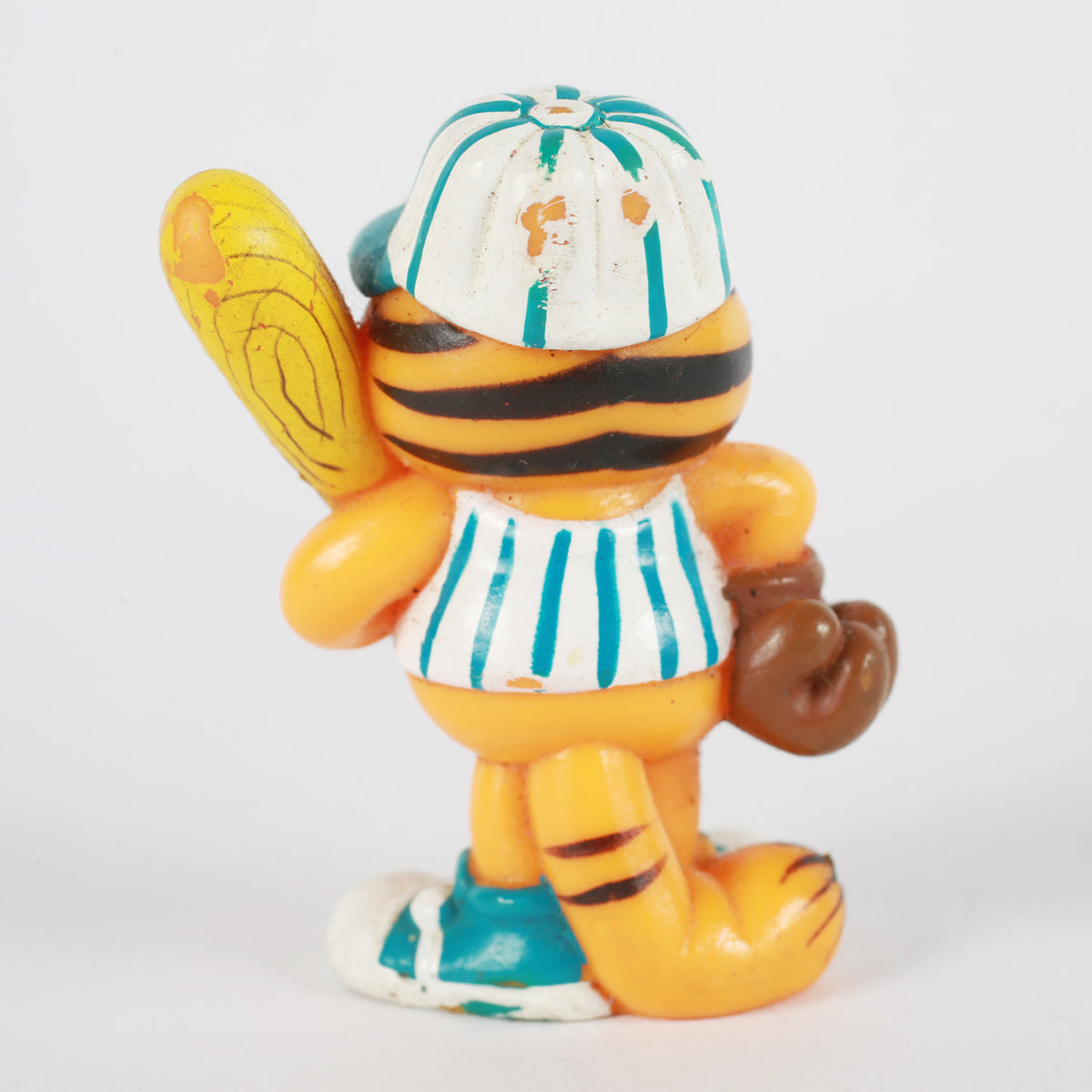 Vintage Garfield Rubber Baseball Figurine 1978