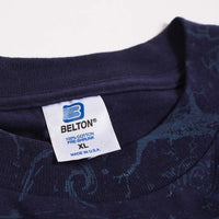 Vintage Gecko Hawaii Tee Navy XL