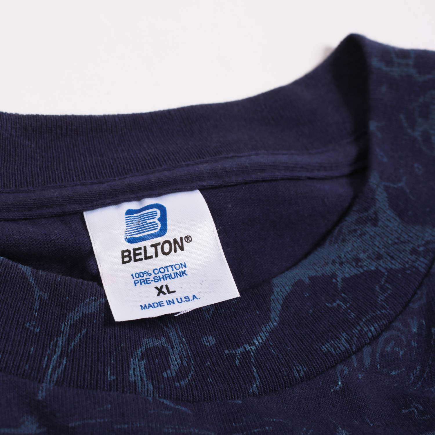 Vintage Gecko Hawaii Tee Navy XL