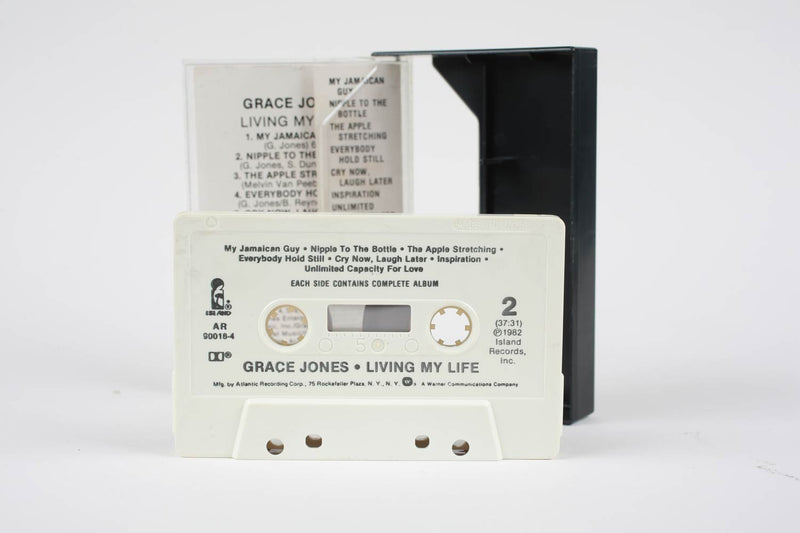 Vintage Grace Jones "Living My Life" Cassette Tape 1982