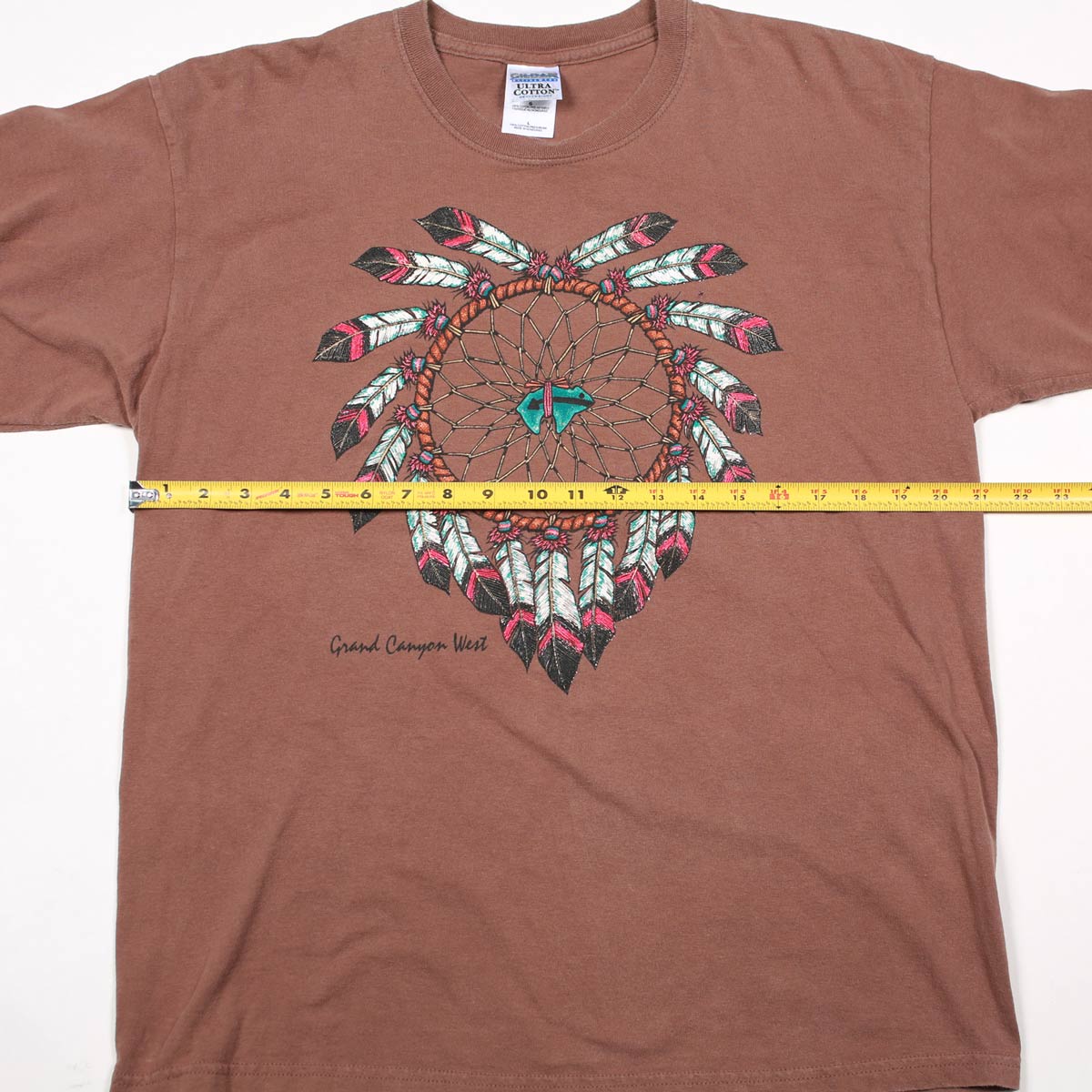 Vintage Grand Canyon West Tee Brown L