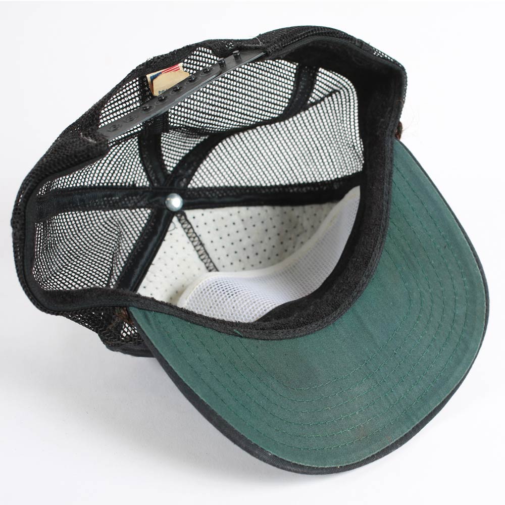 Vintage Great Dane Trucker Snapback Hat Black