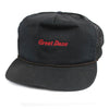 Vintage Great Dane Trucker Snapback Hat Black