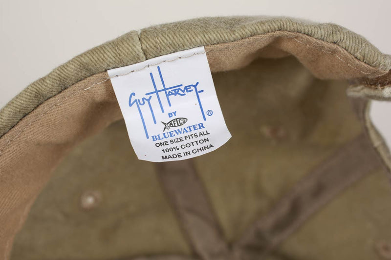 Vintage Guy Harvey Dad Hat Khaki Unused With Tags