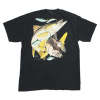 Vintage Guy Harvey Pocket Tee Snook Black L