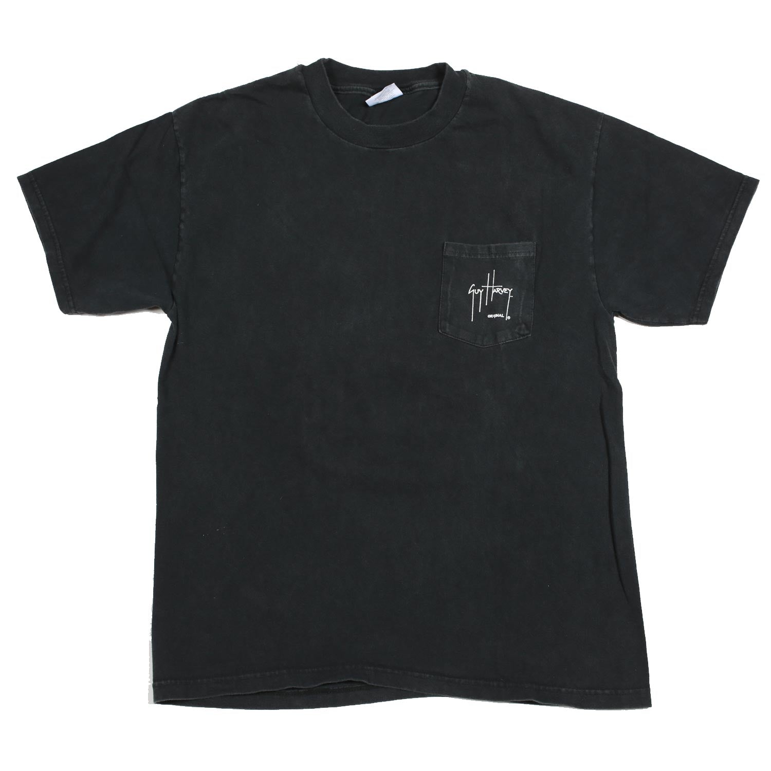 Vintage Guy Harvey Pocket Tee Snook Black L