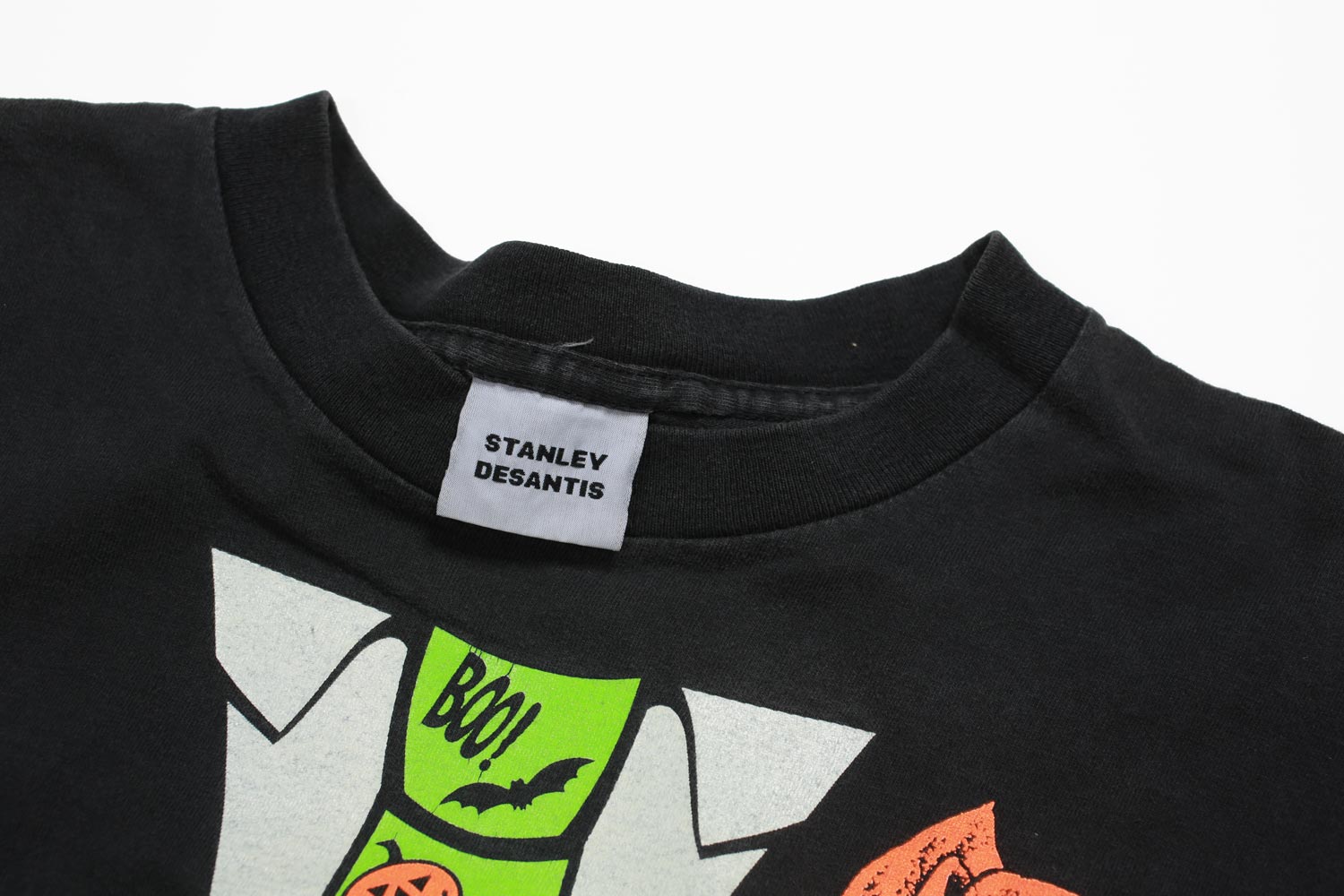 Vintage Stanley Desantis Halloween Tie 90s Tee L